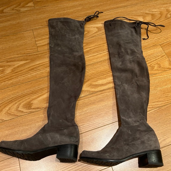 Stuart Weitzman Over the Knee Suede Boots US5.5 - Picture 2 of 2